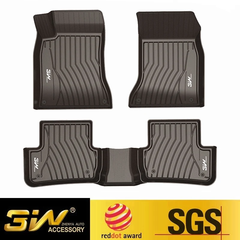 

Car floor mats For GLC/GLA/GLE-GLS/CLA/E-series with 3w Customized Special tpe,black