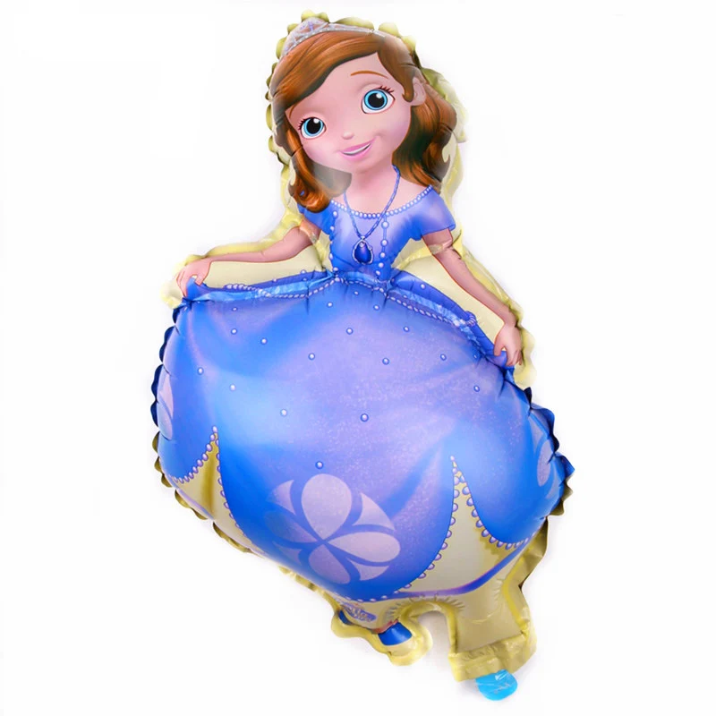 6 шт./лот 16 дюймов с изображением принцессы из мультфильма тема воздушные шары вращаться на воздушном шаре вечерние принадлежности для День рождения украшения воздушные шары с гелием