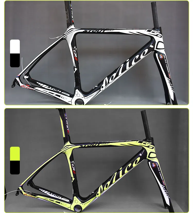 Clearance MEROCA Road bike T70 ultralight hight quality full carbon fiber frame 1