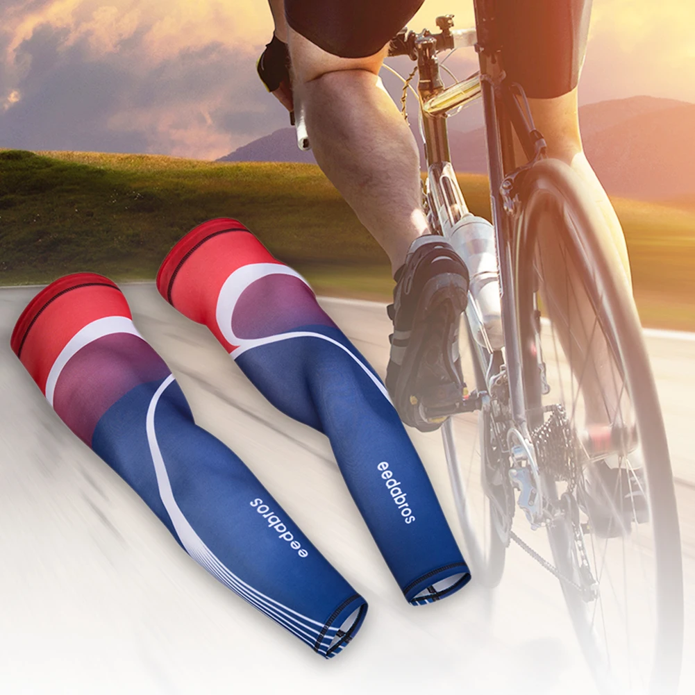 

Cycling Running Basketball Armband Extended Sport Elbow Pads Arm Sleeve Compression Arm Warmers Elbow Protector Brace Support