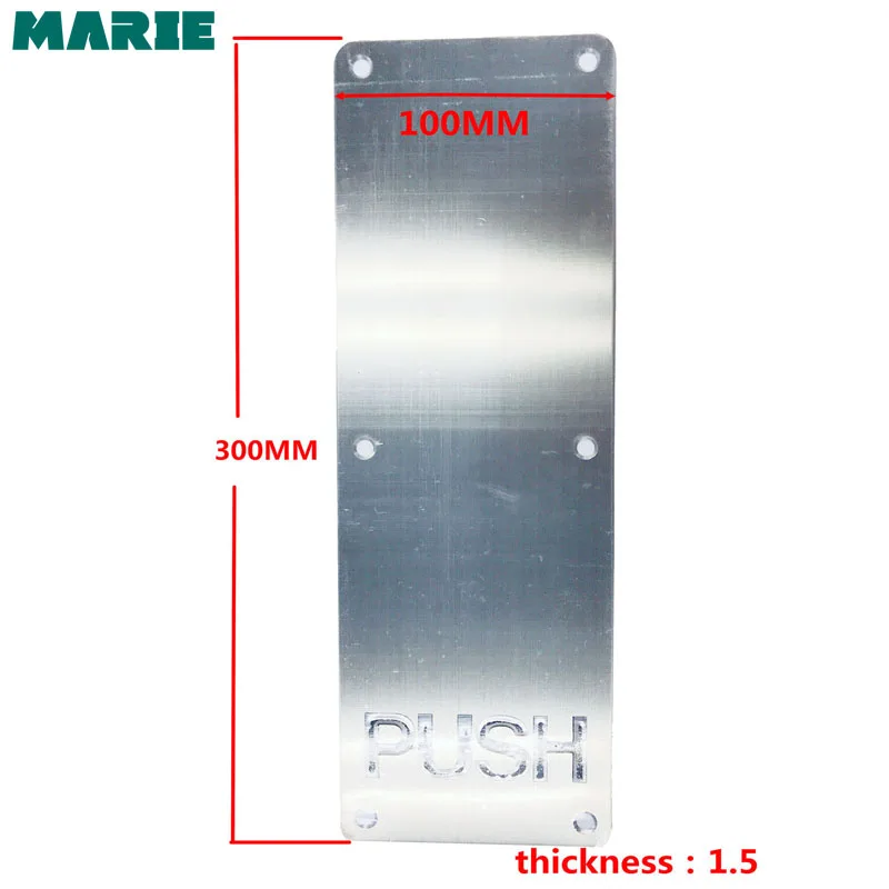 SP023 Door Plate Public Area Sign Plate Indicator Stainless Steel Pull Push