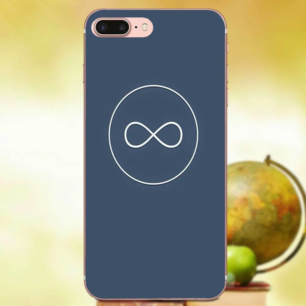 Для Samsung Galaxy Note 2 3 4 5 8 9 S3 S4 S5 S6 S7 S8 S9 mini Edge Plus мягкая защитная пленка с логотипом Infinity