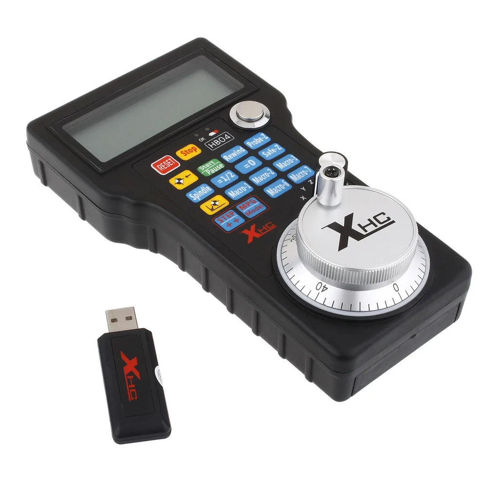 New Wireless USB MPG Pendant Handwheel Mach3 For CNC Mac.Mach 3, 4 axis Controller for Mach3 System Router