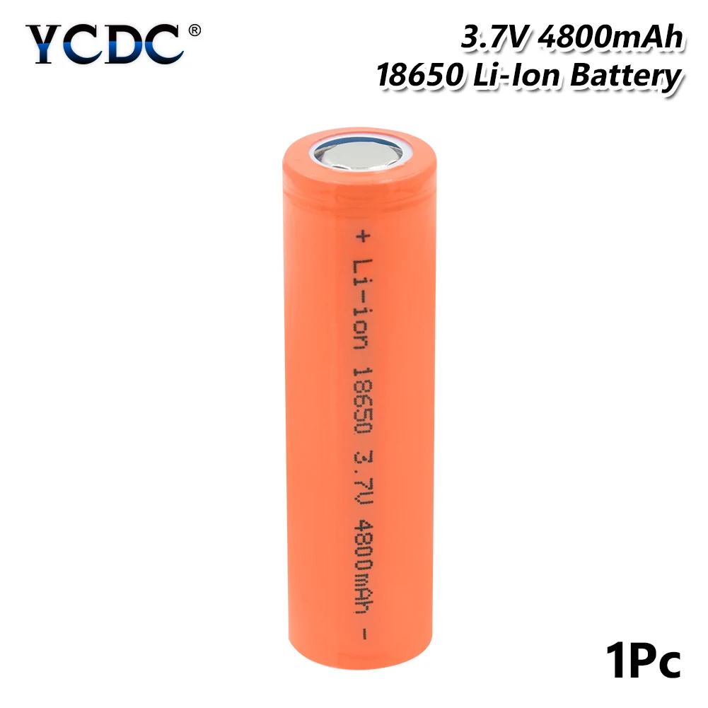 18650 Батарея 3,7 V 4800mAh литий-ионная литиевая аккумуляторная батарея с высоким разрядом большой ток батарея для фонарика фонарь