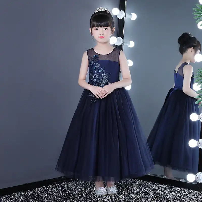 dark blue dress girls