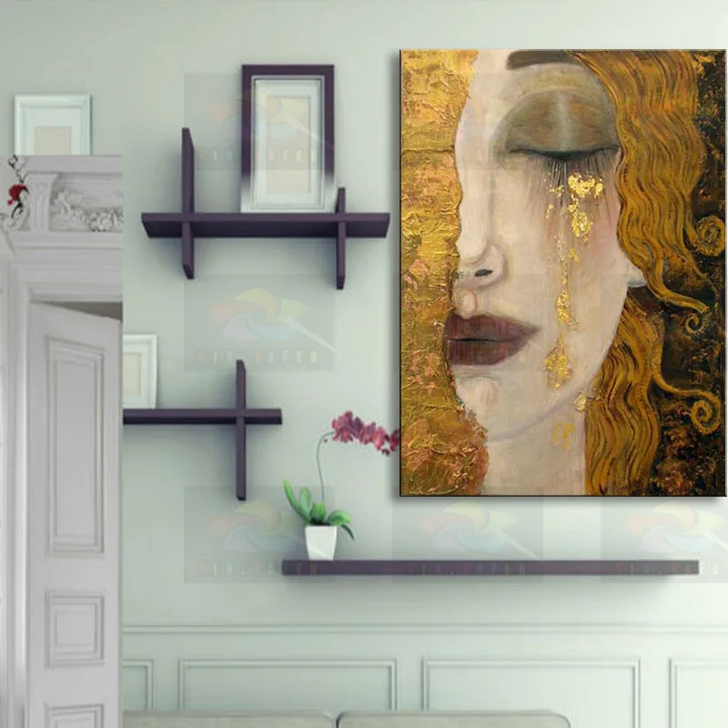 1pieces high-definition print Gustav Klim's mural canvas oil painting poster and wall art living room picture  GSTF-1 (1)