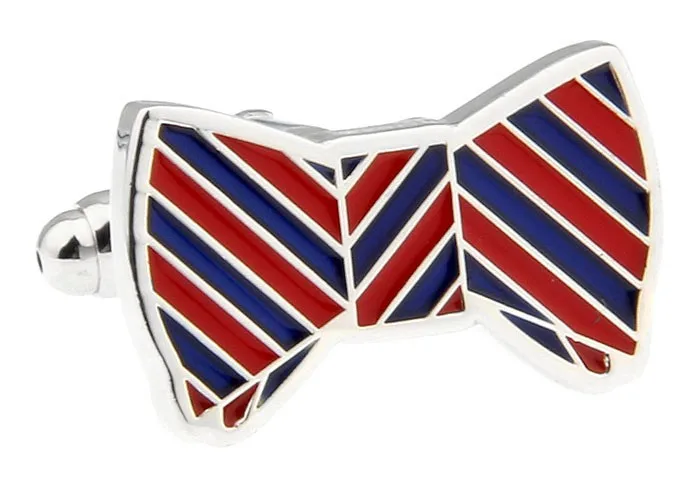 Free shipping new arrival Fashion Cuff Link anti-oxidation copper novelty bow tie design wedding cufflink wholesale&retail