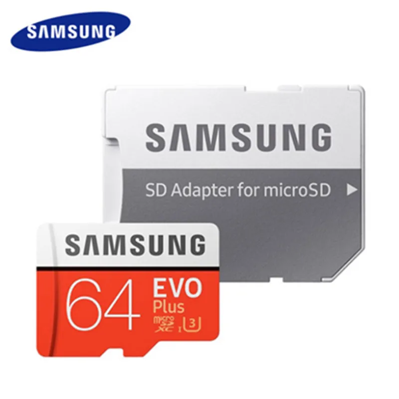 Оригинальная карта памяти samsung Micro SD 128 Гб 64 ГБ 32 ГБ microsd hc/sdxc class 10 U1 U3 EVO Plus TF карта micro SD 32 ГБ памяти - Емкость: 64GB