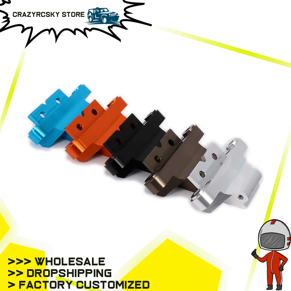 

Front lower suspension control a-arms mount bulk axial yeti rock racerHop-up RC Parts aluminum upgraded hop-up parts ax90026