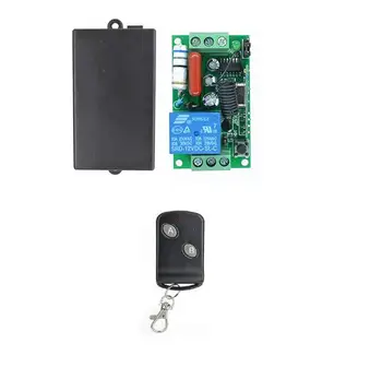 

AC 220V 1Ch Wireless Relay RF 220V Remote Control Switch 10A 433MHz Smart Home Heterodyne Transmitter Receiver 433 M