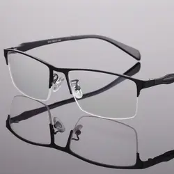 Для мужчин модные очки крепкий близорукость половина кадр может быть оснащен близорукости линзы TR90 очки ноги очки с диоптриями 8082