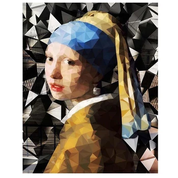 

almaznaya Full Square Diamond Embroidery Japanese pearls girl 5D DIY Diamond Painting Cross Stitch Mosaic pattern JS1604