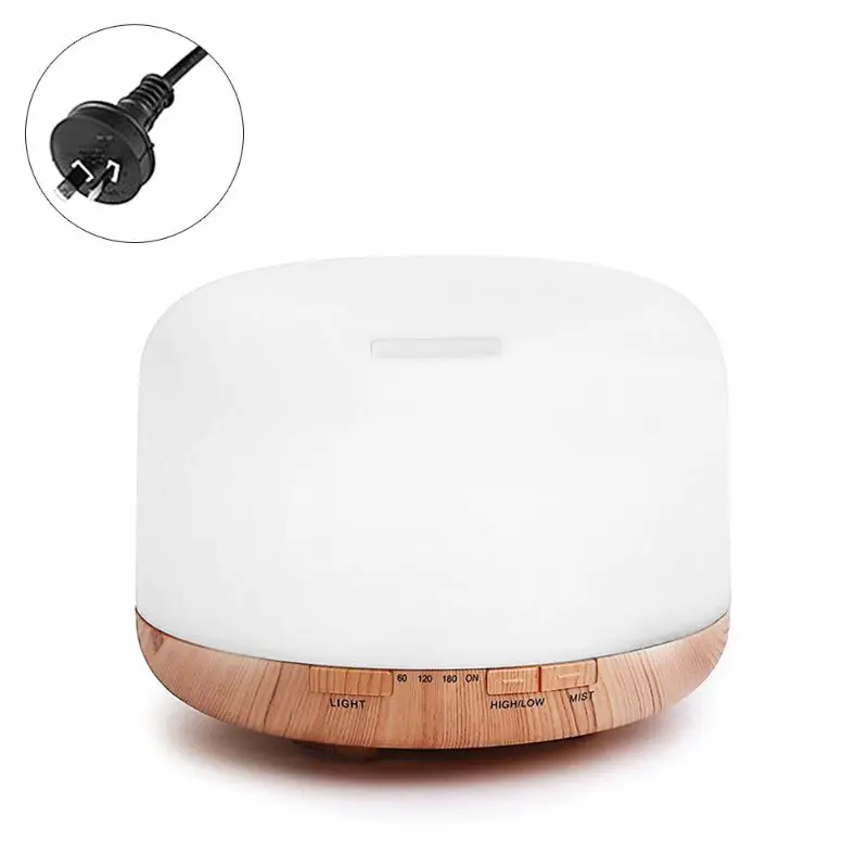  500ml Premium Essential Oil Diffuser Ultrasonic Aromatherapy Fragrant Oil Vaporizer Humidifier Time
