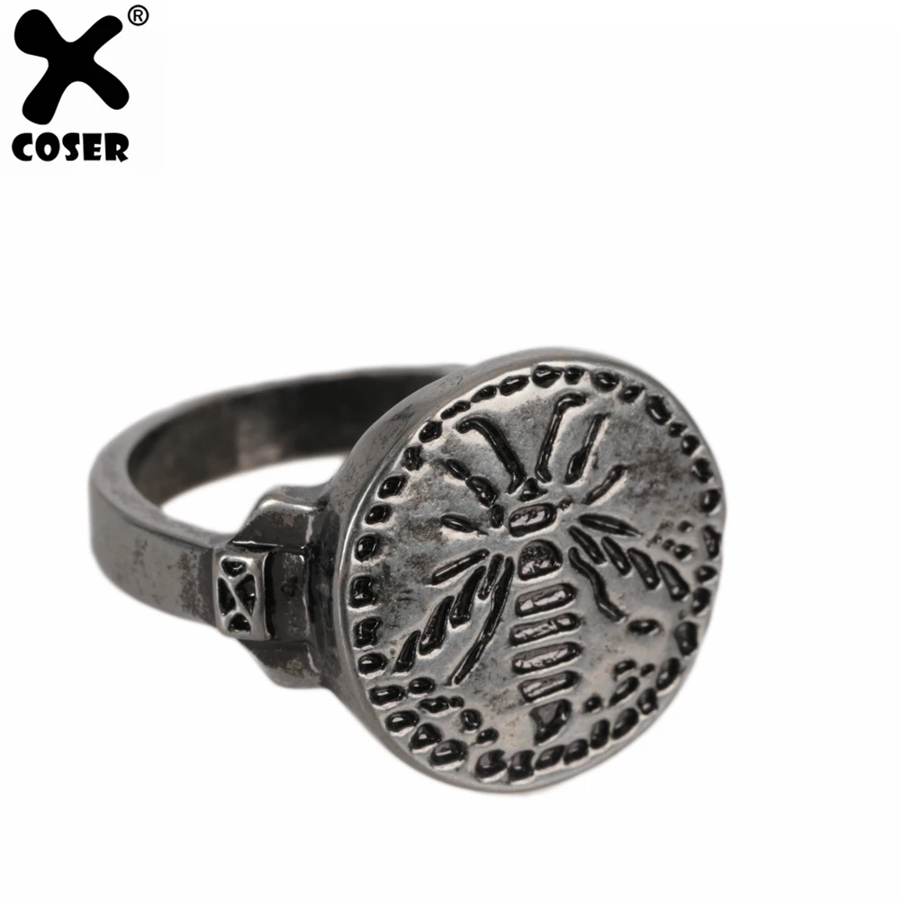 

XCOSER Demon's Souls Game Hornet Artorias Ring Zinc Alloy Cosplay Accessory Halloween Cosplay Costume Accessories Christmas Gift