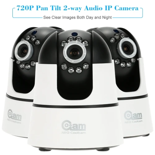НЕО Coolcam nip-22fx 720 P двухстороннее аудио Wi-Fi ip-камера, беспроводной P2P HD ip-камеры видеонаблюдения и радионяня, бесплатное приложение