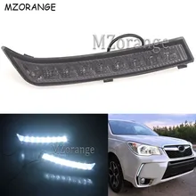 2Pcs LED Daytime Running Light for Subaru Forester 2013 2014 2015 2016 DRL Daylight Black Cover Fog Lamp Car-styling Waterproof 2Pcs LED Daytime Running Light for Subaru Forester 2013 2014 2015 2016 DRL Daylight Black Cover Fog Lamp Car-styling Waterproof