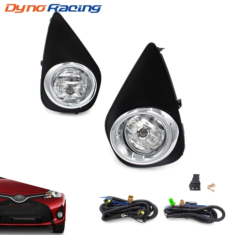 Противотуманные фары для 2015-2016 Toyota Yaris хэтчбек 2/4Dr прозрачный огни дальнего света