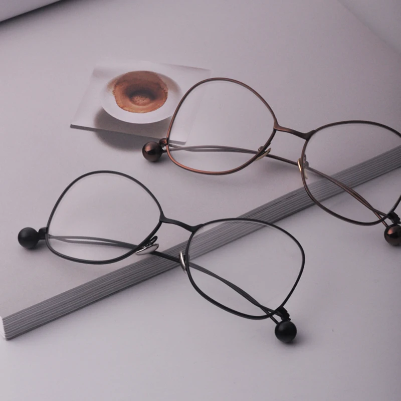 Детские оптические очки с круглой оправой в металлической оправе|frames eyewear|eyewear
