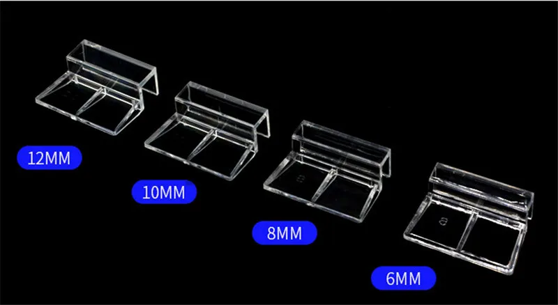 HONGYI/4 шт. акриловый аквариум кронштейн аквариум крышка Кронштейн Крышка поддержка полки fish tank поставки 6 мм/8 мм/ 10 мм/12 мм