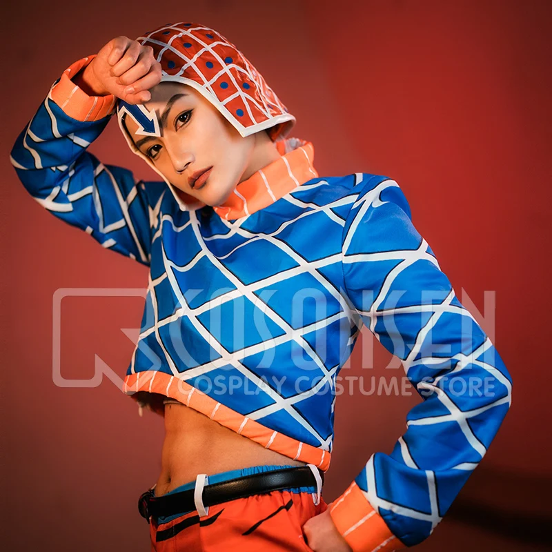 Jojo 'S Bizarre Adventure Guido Mista Cosplay Kostuum Elke Grootte Nieuwe Cosplayonsen Custom Made Jojo 'S Bizarre Adventure Guido Mista Cosplay Kostuum Elke Grootte Nieuwe Cosplayonsen Custom Made