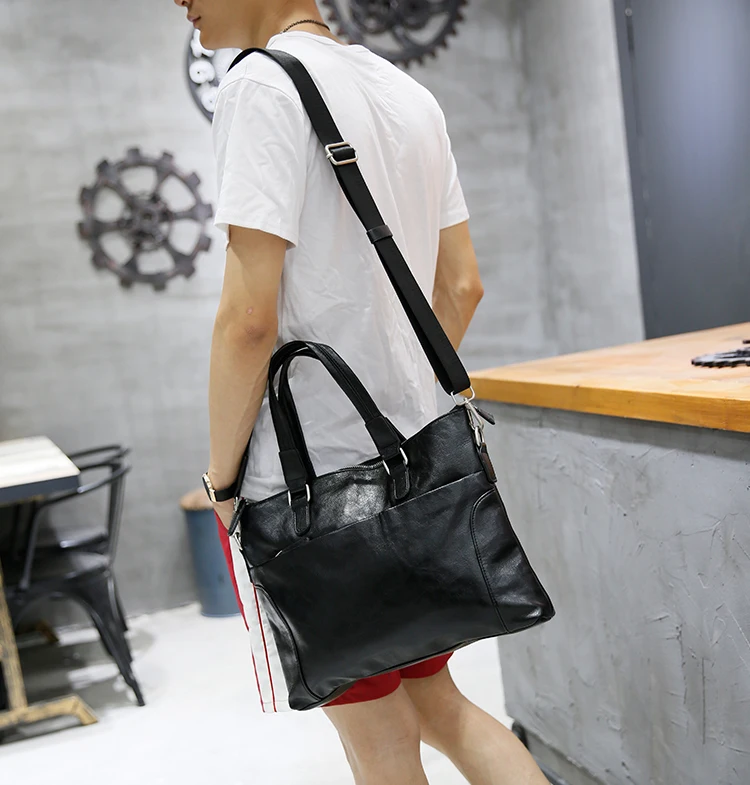 Новая высококачественная кожаная мужская сумка, сумка-мессенджер, кожаный портфель для ноутбука для мужчин, кожаная сумка на одно плечо для ноутбука, ноутбука, 13,3 13