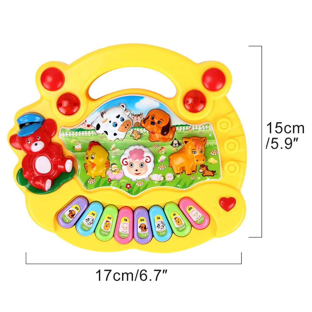 Детские умные Животные фермы мобильных Электрический фортепиано Смарт Музыка Игрушки китайский раннего образования звучание игрушки для Детский подарок