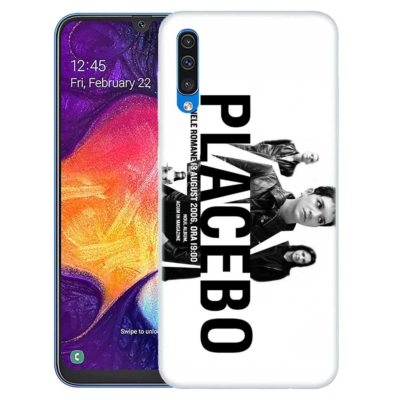 Твердый прозрачный чехол для телефона Lavaza Placebo Rock Band Samsung Galaxy A10 A20 A30 A40 A50 A60 A70 M40 M30