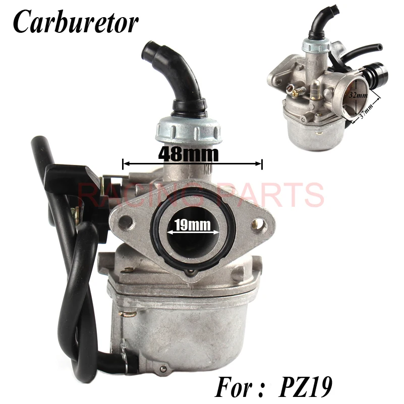 

Motorcycle Carburetor For keihi PZ19 19mm 50cc 70cc 90cc 110cc 125cc ATV Dirt Bike Go Kart Carb Choke Taotao