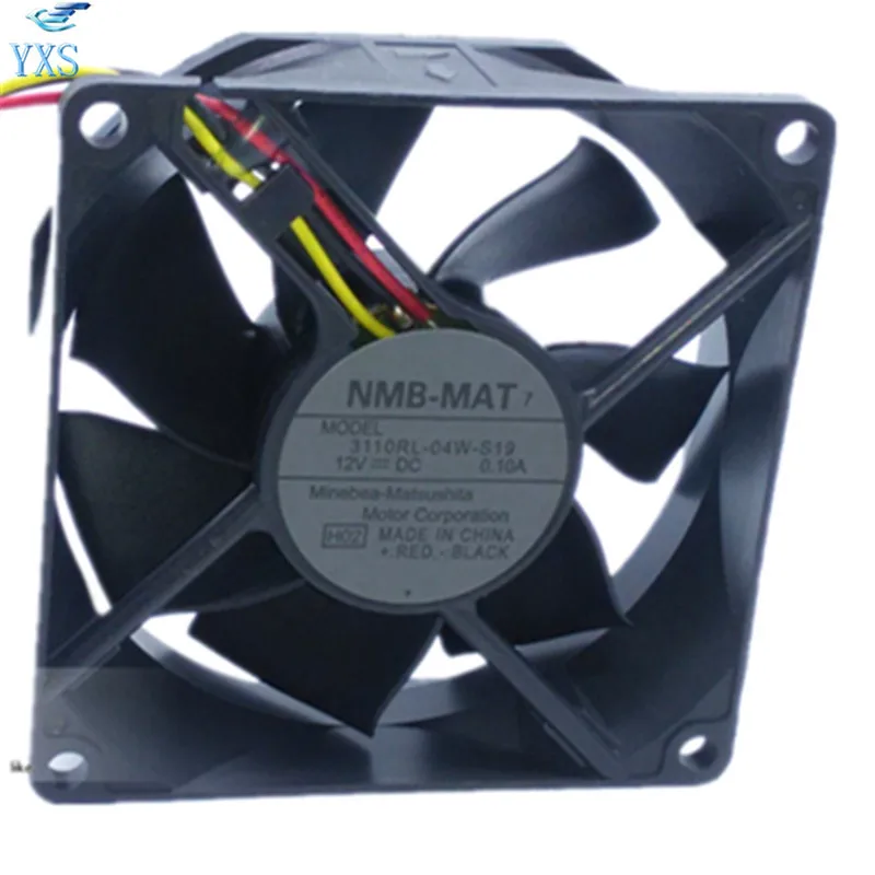 

Projector Fan 3110RL-04W-S19 DC 12V 0.1A 8025 80*80*25mm 8cm Cooling Fan