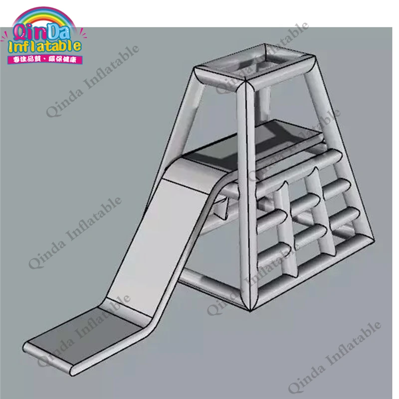 floating inflatable water slide 95