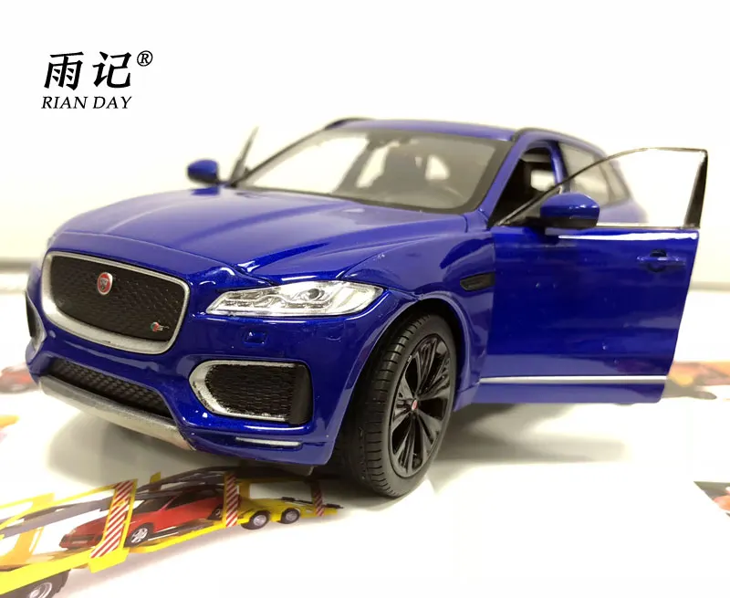 WELLY 1/24 масштаб Британия Ягуар F-Pace SUV литая модель металлическая модель автомобиля игрушка для подарка/детей/коллекции