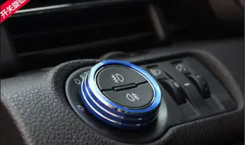 

Red Blue Console Dashboard Head Light Adjust Switch Button Cover Ring Trim For Chevrolet Malibu 2016 2017