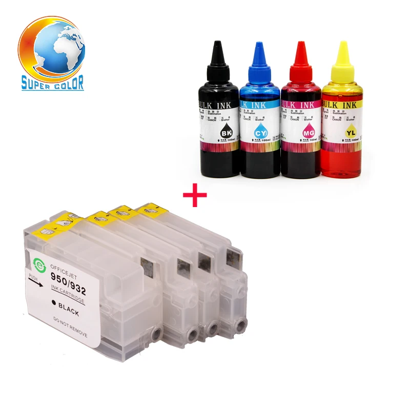 950 951 Refillable INK cartridge for HP Officejet Pro 8100 8600 251dw