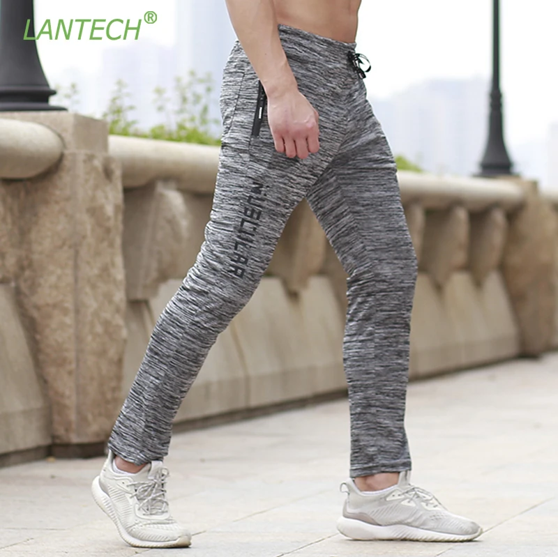LANTECH мужские летние тонкие штаны беговые бегуны тренировочные Футболка