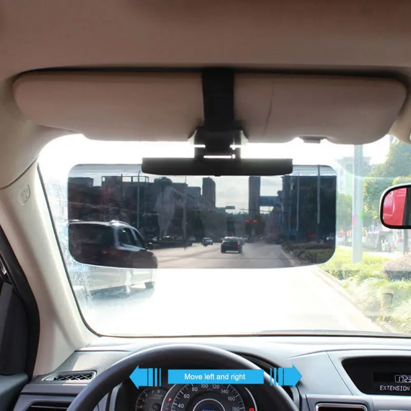 Dropshipping Car ABS Sun Shade Visor Shield Extension Extend Driving Window Sunscreen Mirrors Cover Visors | Автомобили и