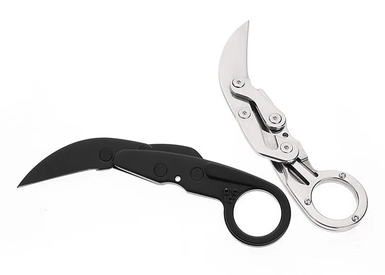 Складной нож Karambit нож 440C из нержавеющей стали Шарпинг нож для кемпинга выживания Тактические карманные коготь ножи ручные инструменты CS GO