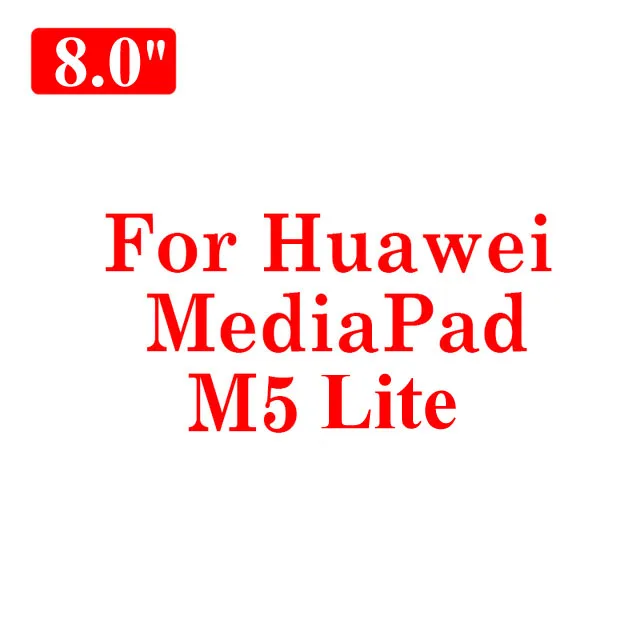 Защитное стекло для huawei mediapad m5 lite Pro 8," 8,4" 10," 10,8" Закаленное стекло Защитная пленка для экрана huawey huavei - Цвет: For M5 Lite 8.0