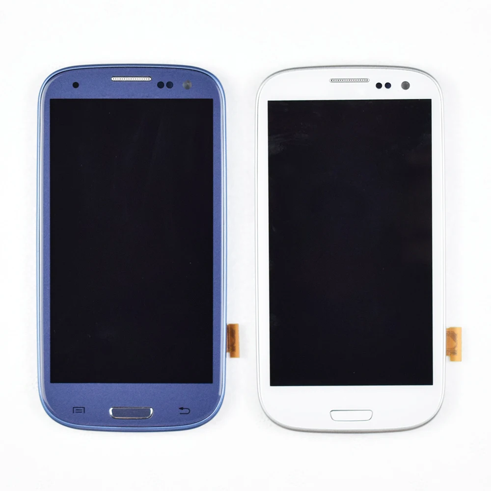 Для SAMSUNG Galaxy S3 дисплей i9300 i9300i сенсорный экран дигитайзер Замена для SAMSUNG Galaxy S3 ЖК-экран Рамка