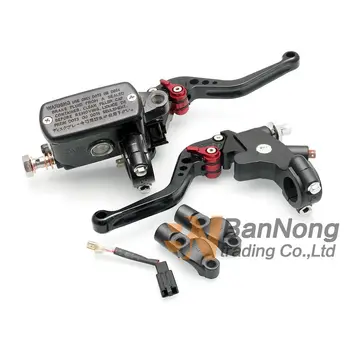 

Motorcycle Modified 7/8"22MM Clutch lever mirror seat Hydraulic brake Master Cylinder For Honda Yamaha Kawasaki Suzuki all model