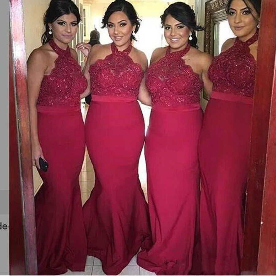 Hot Pink Fuschia Bridesmaid Dresses