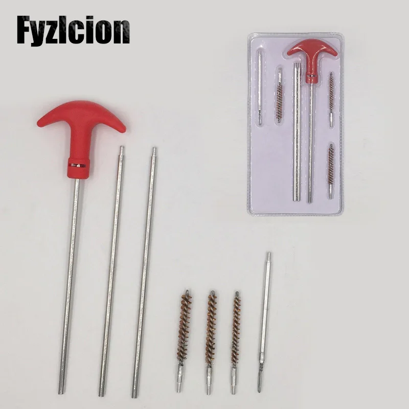 

Air gun air rifle air soft cleaning kit cleaning pad / rod / brush .177 / .22 / .25 keep the external and internal parts clean