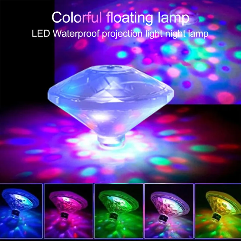 Плавающий подводный светильник RGB погружной светодиодный для дискотеки