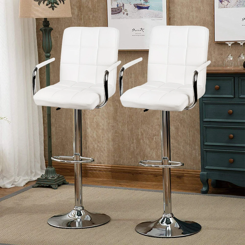 2pcs Stylish Bar Chair Modern European & Americal Bar Stool Swivel Lifting High Stool tabouret de b