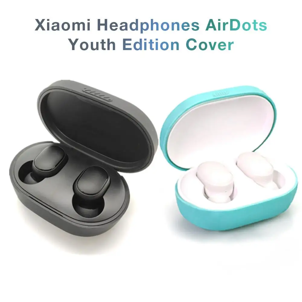 Силиконовый защитный чехол для Xiaomi Redmi AirDots Youth Edition беспроводные Bluetooth наушники