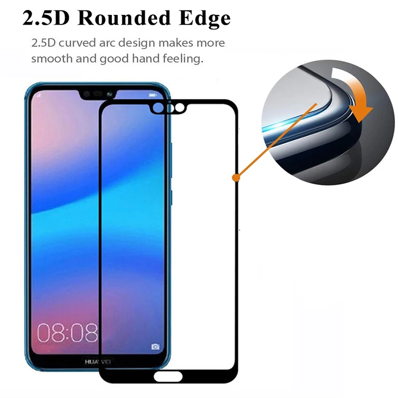 Закаленное стекло для huawei P20 lite pro P30 полное покрытие Защита экрана huawe light 20pro