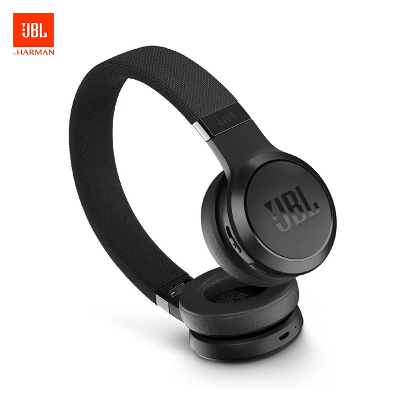 JBL LIVE 400 Wireless Bluetooth Headset Smart Headphones On-Ear Lightweight Handsfree Music Headphones with Mic 24Hr Music Time