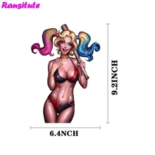 Ransitute R447 отряд самоубийц индивидуальная DIY Одежда патч пара футболка класс порошок Тепловая передача украшения Горячая карта