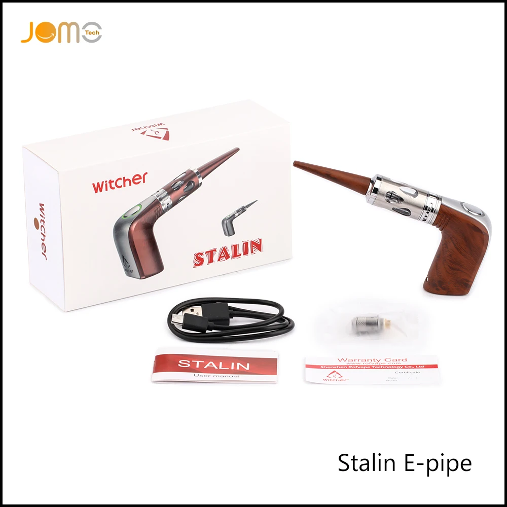 

Rofvape Stalin E-pipe 60W Electronic Cigarette Witcher Tobacco Pipe mod vape with 3ml Atomizer & Built in 1000mAh ECigarette