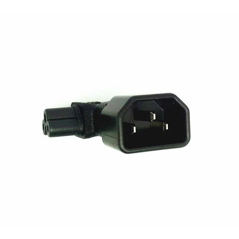 IEC 320 C14 для C5 адаптер M/F вертикальный левый угол переменного тока IEC320 тока|c14 to c5