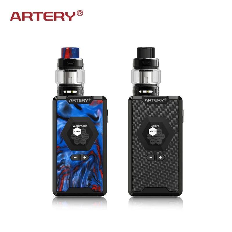 

Original Artery Hive TC 200W Kit Vape kit Powered By Dual 18650 With Hive Sub Tank 4ml Mesh coil Battery Vaporizer